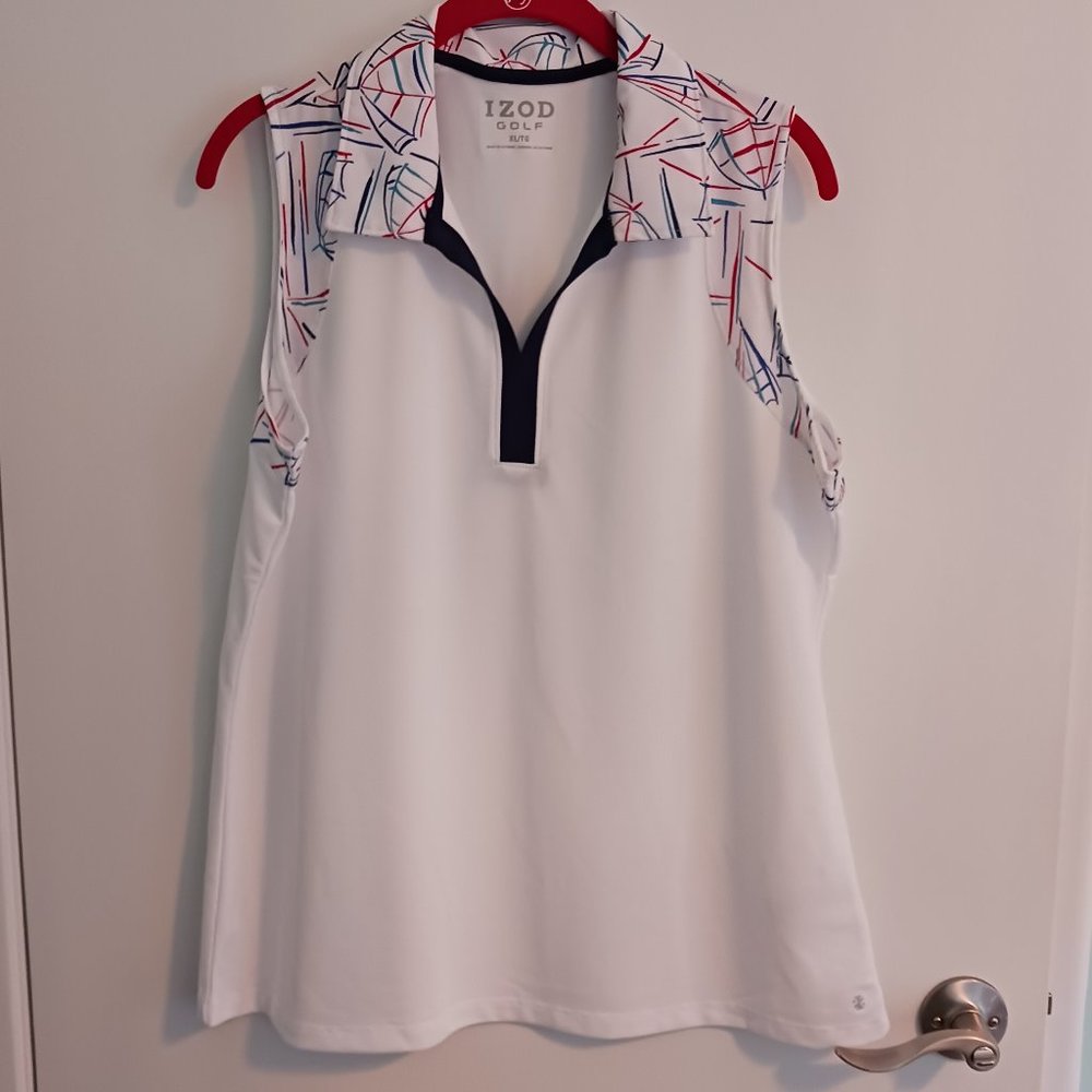 IZOD Golf Sleeveless Top - size XL - nwot